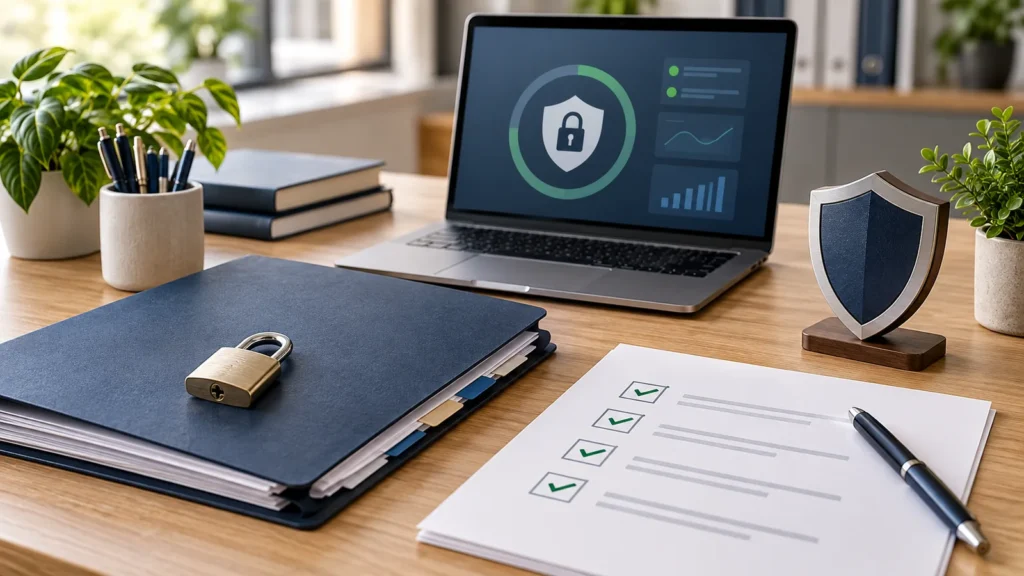 Tax Preparer WISP Requirements: 2026 Checklist Tax preparer WISP checklist with secured client files and cybersecurity controls